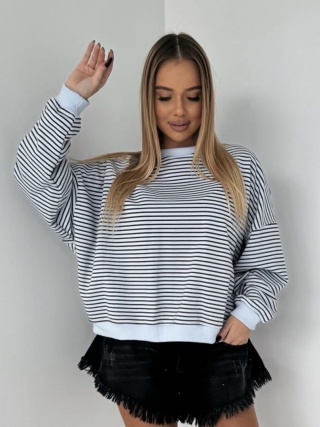 Bluza w paseczki granatowe Lenoshka Blue