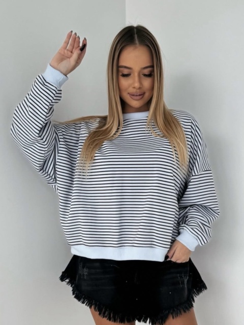 Bluza w paseczki granatowe Lenoshka Blue