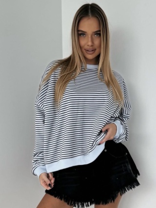 Bluza w paseczki granatowe Lenoshka Blue
