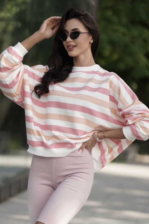 Bluza w paski Lenoshka Multikolor Bluza w paski Lenoshka Multikolor