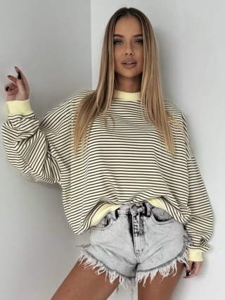 Bluza w paski Lenoshka Żółta
