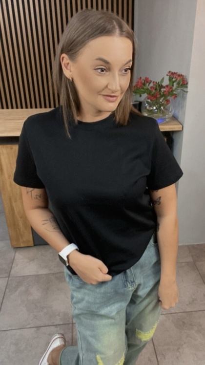 T-shirt MYSTAR Czarny