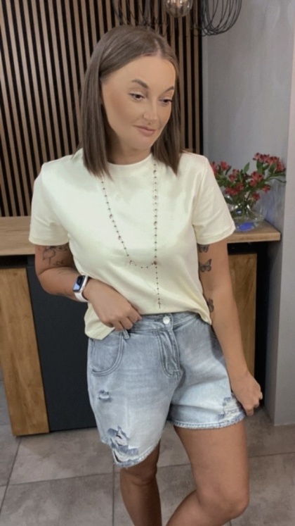 T-shirt MYSTAR Cytrynowy