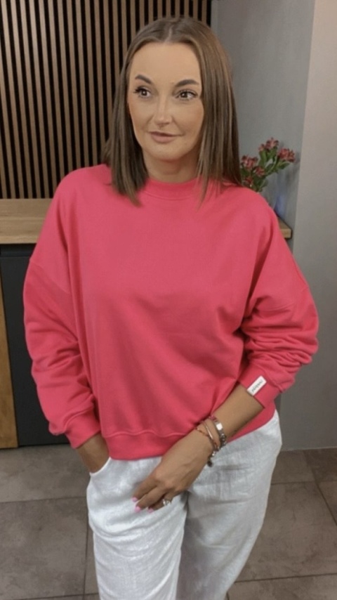 Bluza Basic Lenoshka Magenta Bluza Basic Lenoshka Magenta