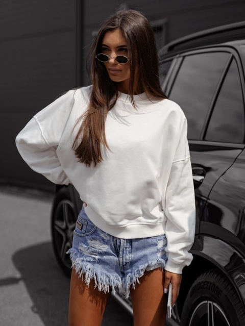 Bluza Basic Lenoshka Kokos Bluza Basic Lenoshka Kokos