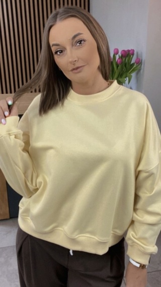 Bluza Basic Lenoshka Żółta