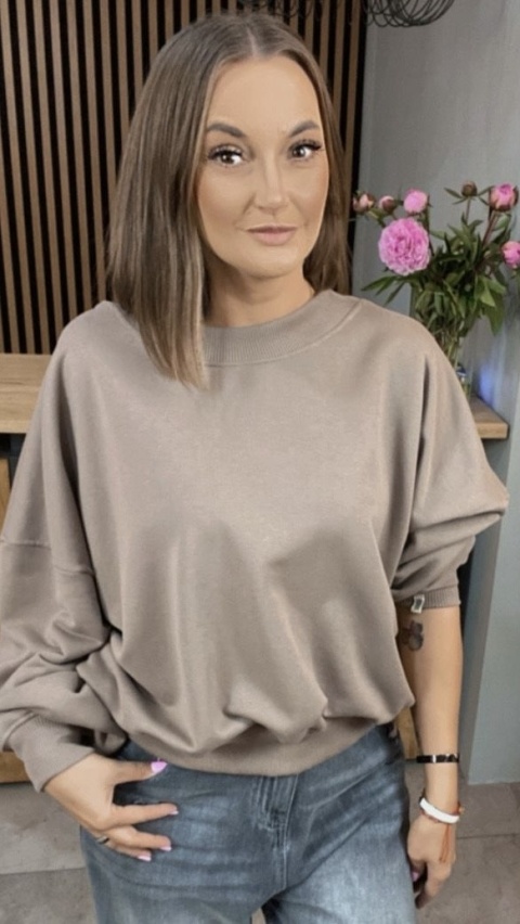 Bluza Basic Lenoshka Mocca Bluza Basic Lenoshka Mocca