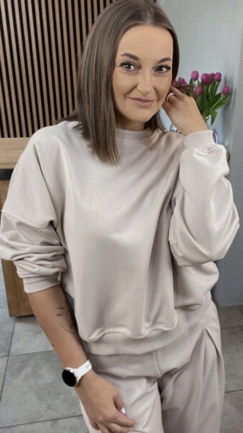 Bluza Basic Lenoshka Fango Bluza Basic Lenoshka Fango