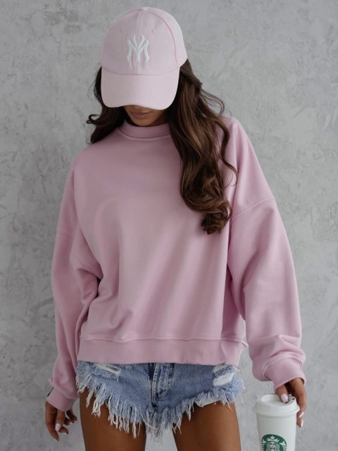 Bluza Basic Lenoshka Pink Bluza Basic Lenoshka Pink