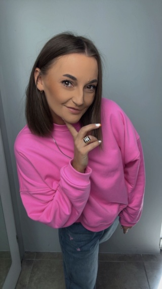 Bluza Basic Lenoshka Dark Pink