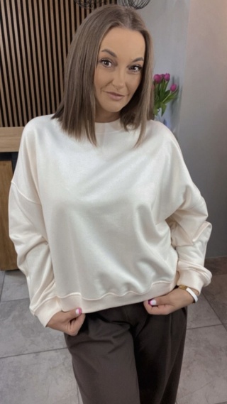 Bluza Basic Lenoshka Beżowa