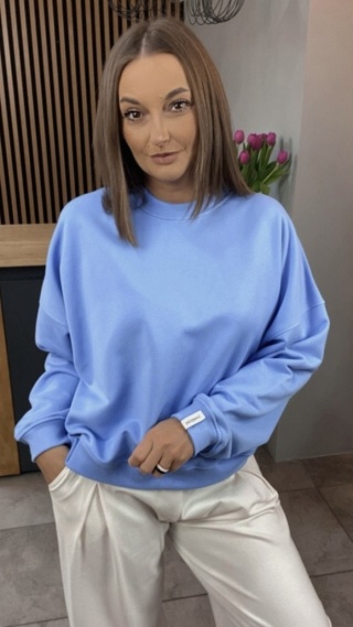 Bluza Basic Lenoshka Sky Blue