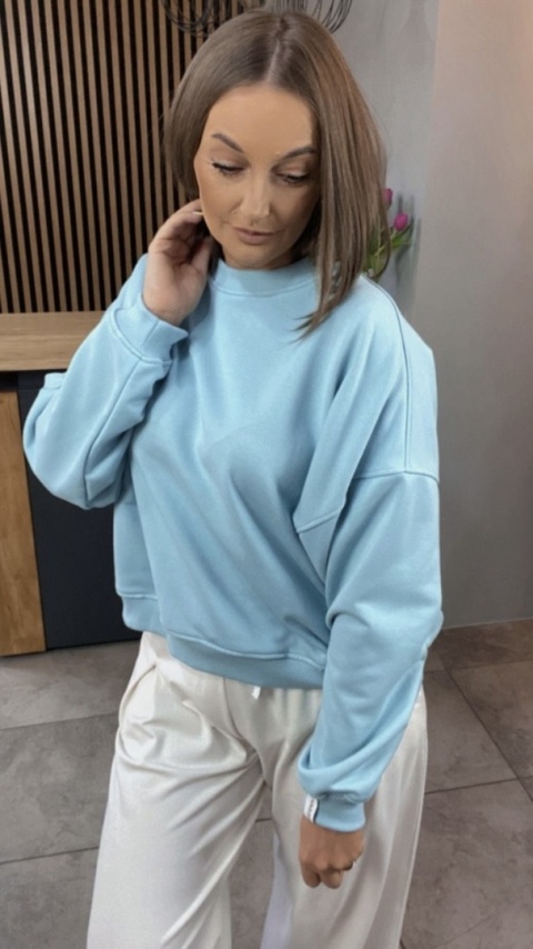 Bluza Basic Lenoshka Turkus Bluza Basic Lenoshka Turkus