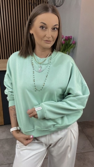 Bluza Basic Lenoshka Szałwia
