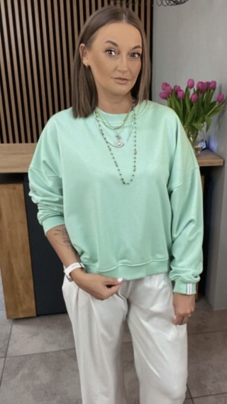 Bluza Basic Lenoshka Szałwia