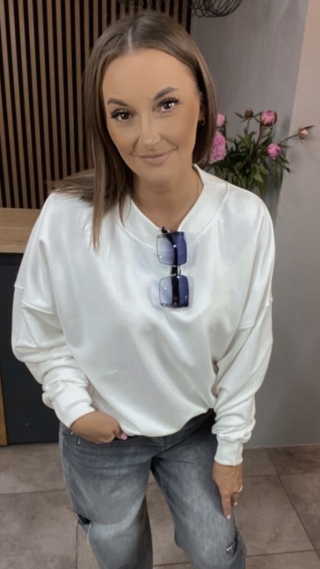 Bluza Basic NOODA Biała