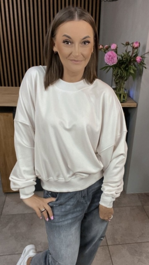 Bluza Basic NOODA Ecru Bluza Basic NOODA Ecru