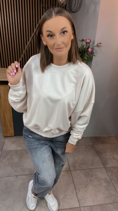 Bluza Basic NOODA Ecru Bluza Basic NOODA Ecru