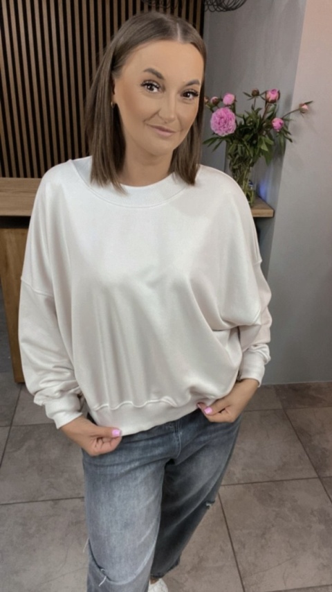Bluza Basic NOODA Ecru Bluza Basic NOODA Ecru