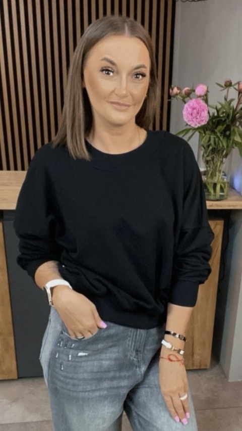 Bluza Basic NOODA Czarna Bluza Basic NOODA Czarna