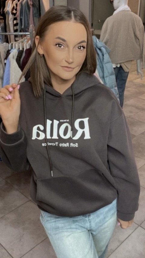 Bluza z kapturem ROLLA Czekolada Bluza z kapturem ROLLA Czekolada