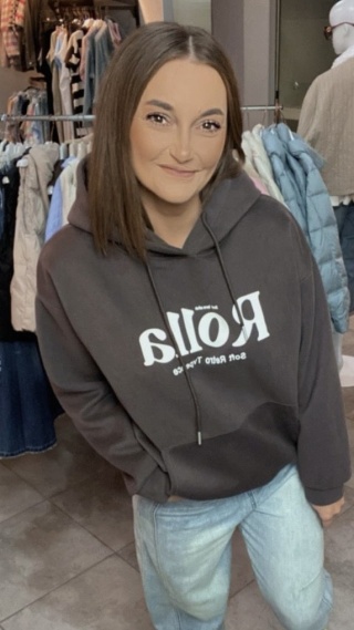 Bluza z kapturem ROLLA Czekolada