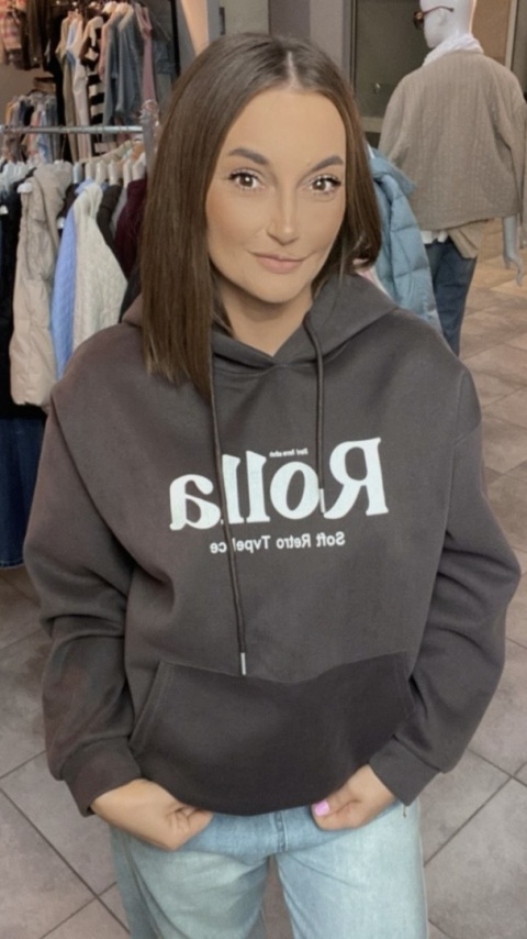 Bluza z kapturem ROLLA Czekolada Bluza z kapturem ROLLA Czekolada