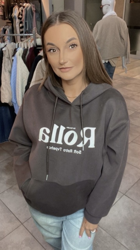 Bluza z kapturem ROLLA Czekolada Bluza z kapturem ROLLA Czekolada