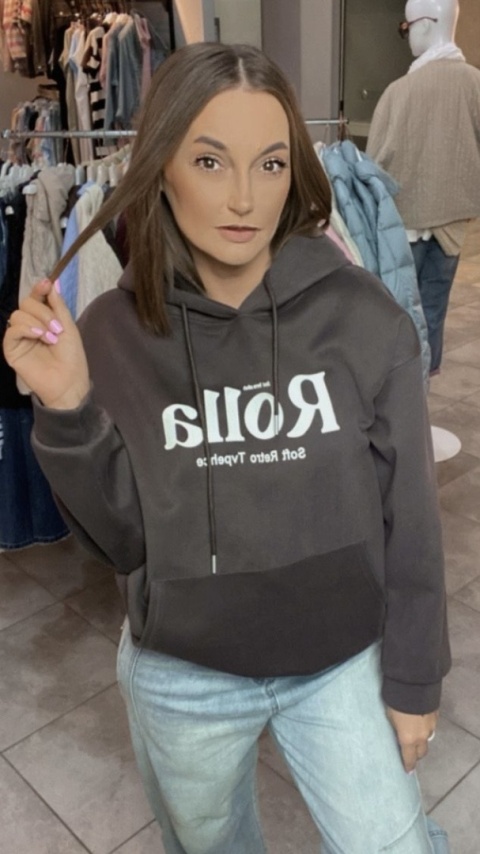 Bluza z kapturem ROLLA Czekolada Bluza z kapturem ROLLA Czekolada