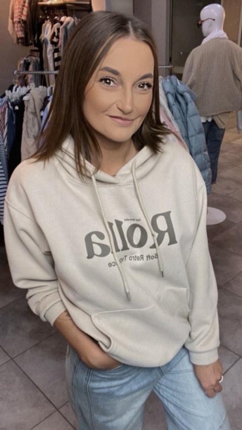 Bluza z kapturem ROLLA Beżowa Bluza z kapturem ROLLA Beżowa