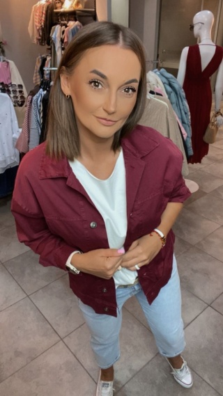 Katana Neste Burgundowa