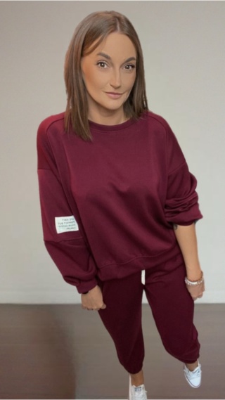 Komplet Masełko Azara Burgund