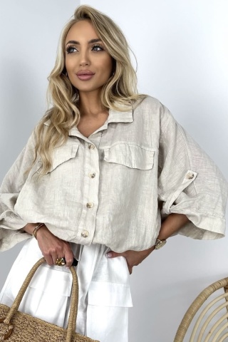 Katana Pure Linen Beżowa