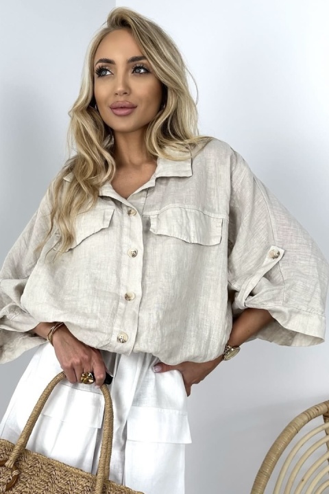 Katana Pure Linen Beżowa Katana Pure Linen Beżowa