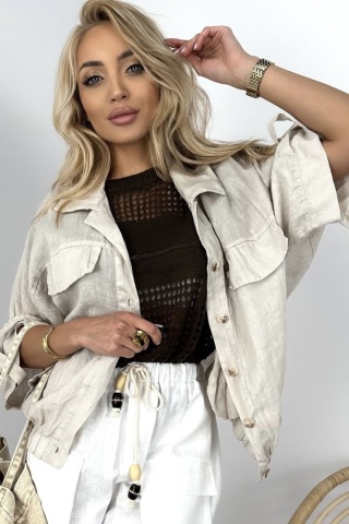 Katana Pure Linen Beżowa