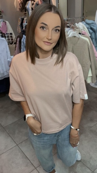 T-shirt Basic Lenoshka Mocca