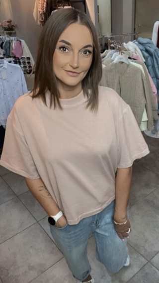 T-shirt Basic Lenoshka Mocca