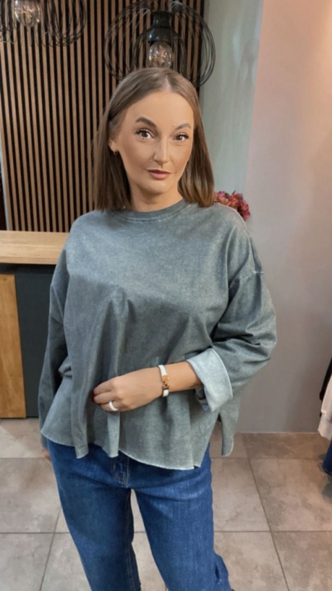 Bluza dekatyzowana basic oversize