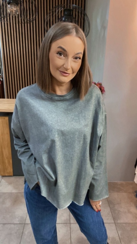 Bluza dekatyzowana basic oversize