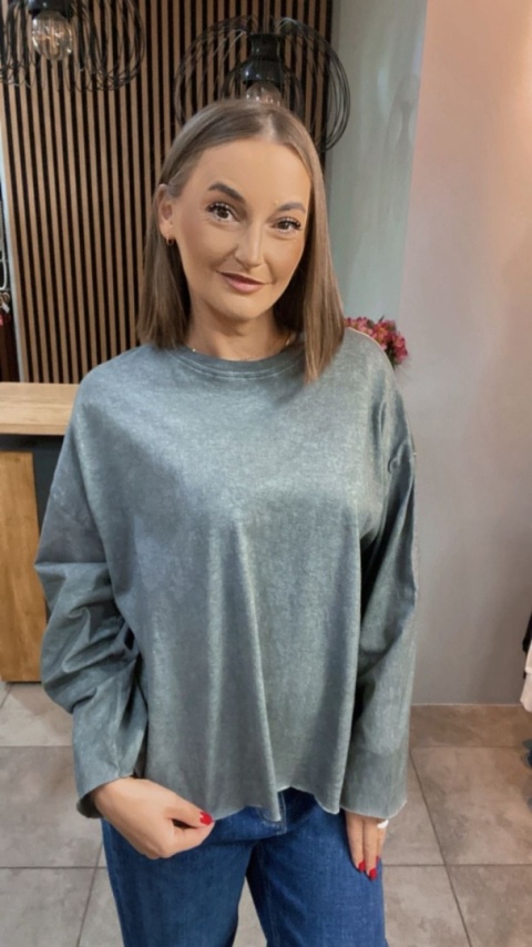 Bluza dekatyzowana basic oversize