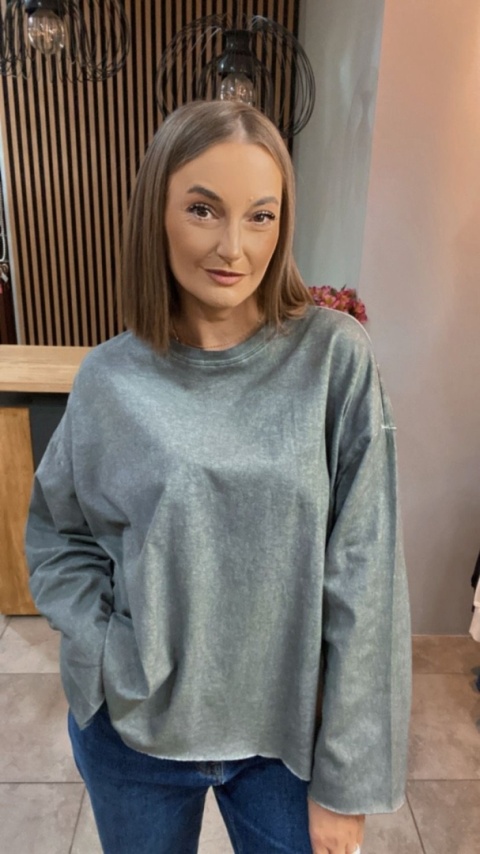Bluza dekatyzowana basic oversize