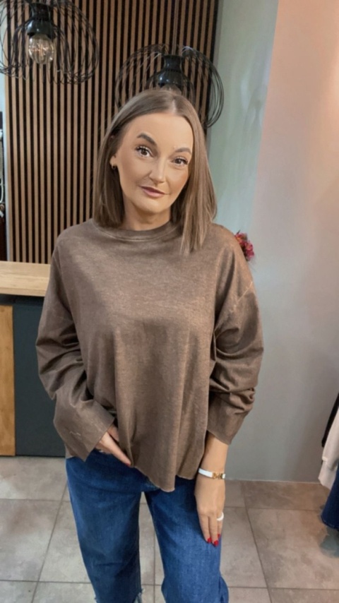 Bluza dekatyzowana basic oversize