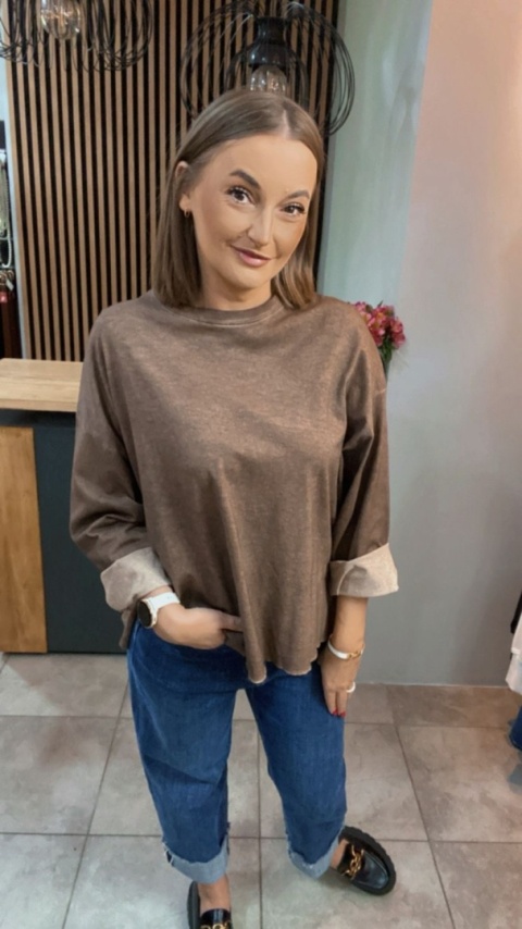 Bluza dekatyzowana basic oversize