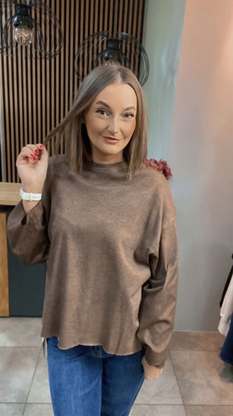 Bluza dekatyzowana basic oversize