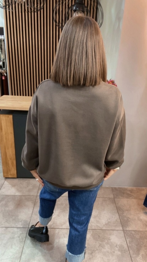 Bluza dekatyzowana basic oversize