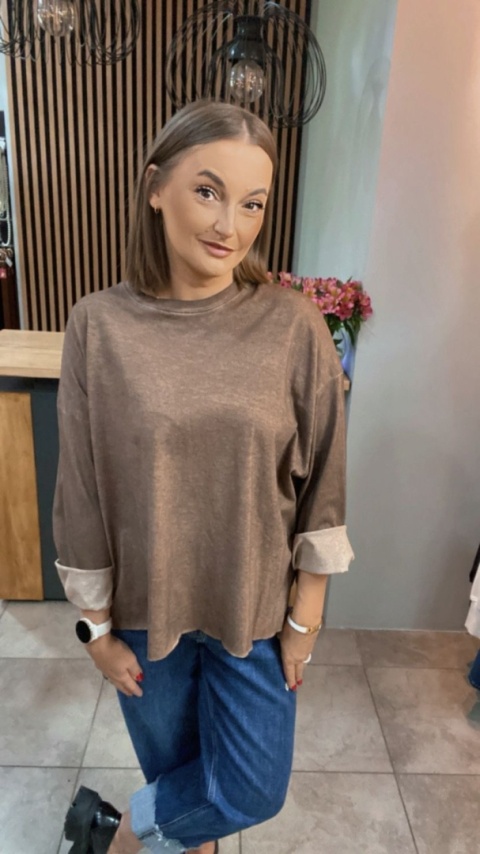 Bluza dekatyzowana basic oversize