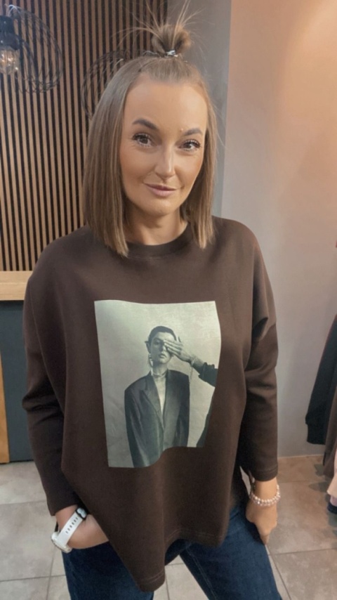 Bluzka Oversize „Portrait Black&White”