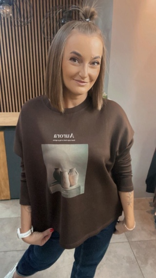 . Bluzka Oversize „Aurora Vases”