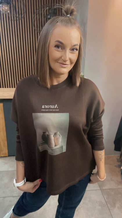 . Bluzka Oversize „Aurora Vases”