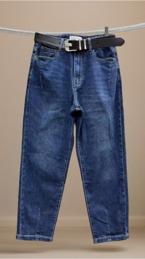 Jeansy Uiuj UBF347-3 - Boyfriend Fit nadwymiar